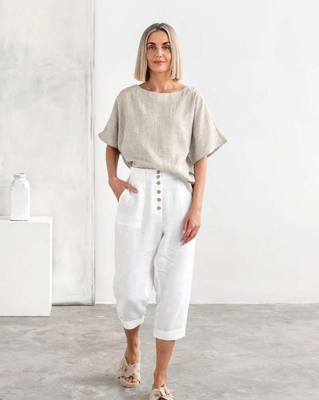 I Hate Wearing Shorts, So I'm Buying These Lightweight Linen Pants
