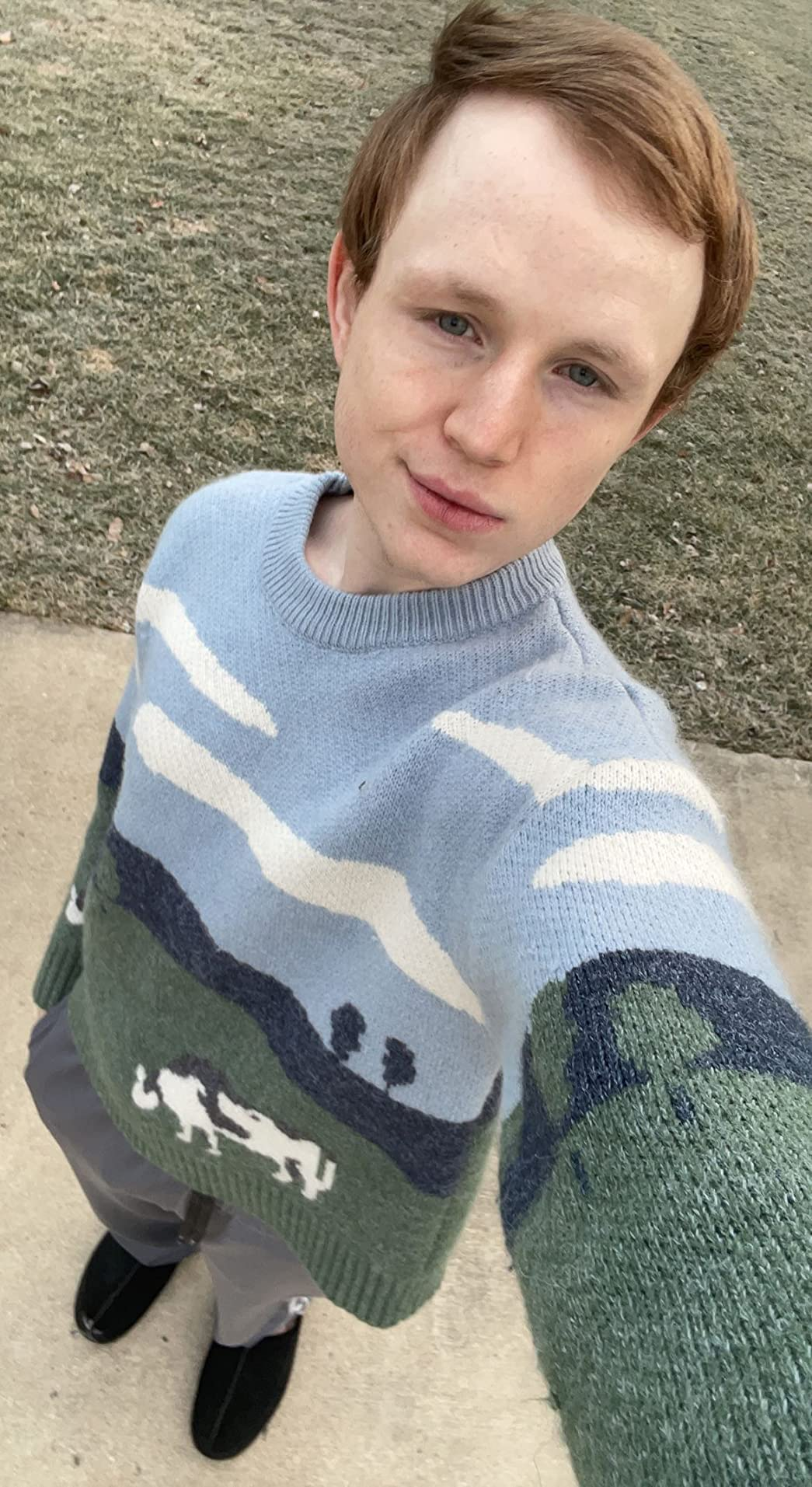 another reviewer in blue and green