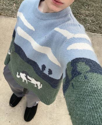 another reviewer in blue and green