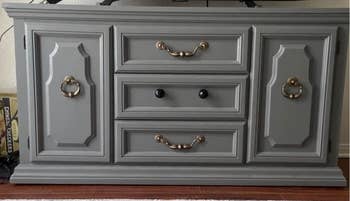 wooden chest with old fashioned drawer pulls