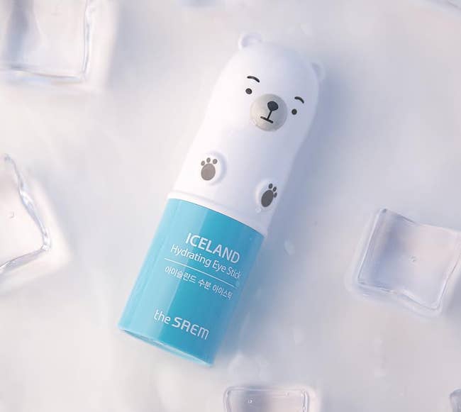 the eye stick shaped like a polar bear