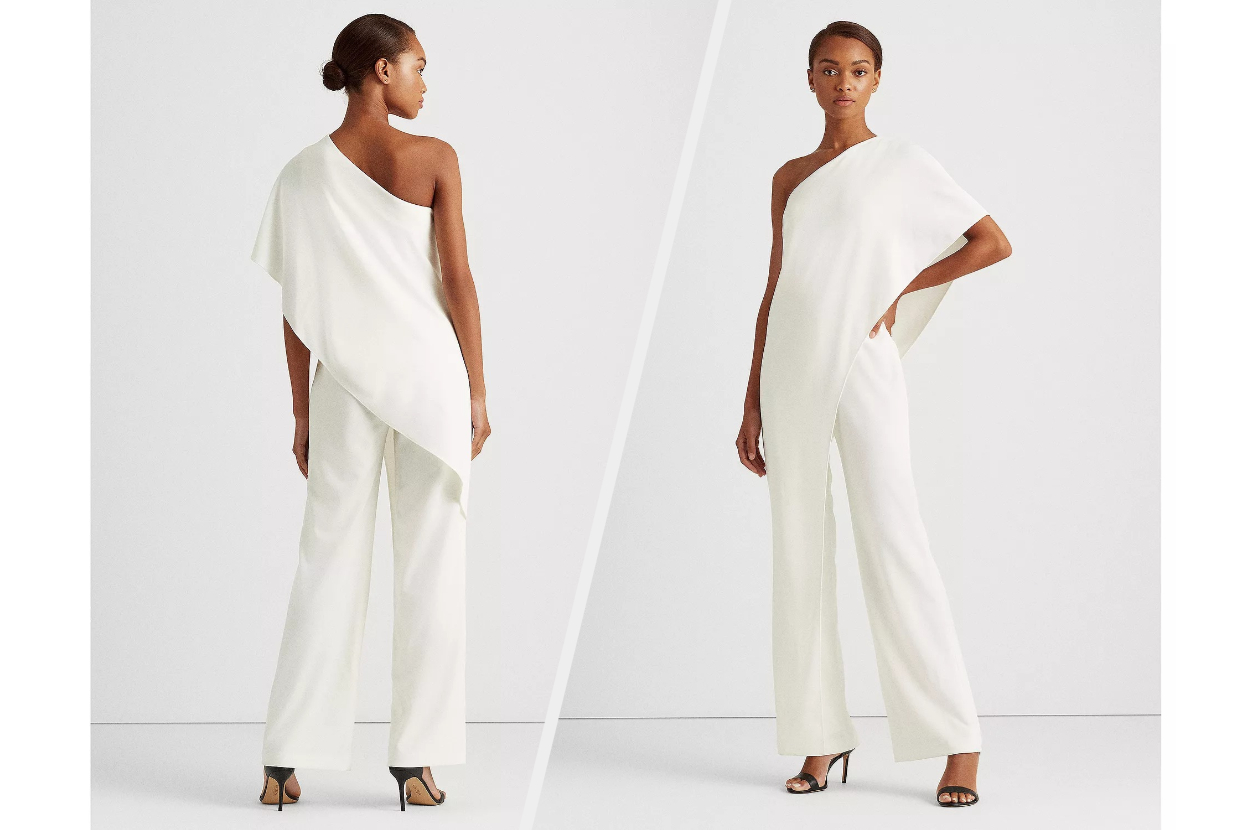 modern white jumpsuit