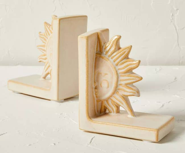 Image of the sun bookends