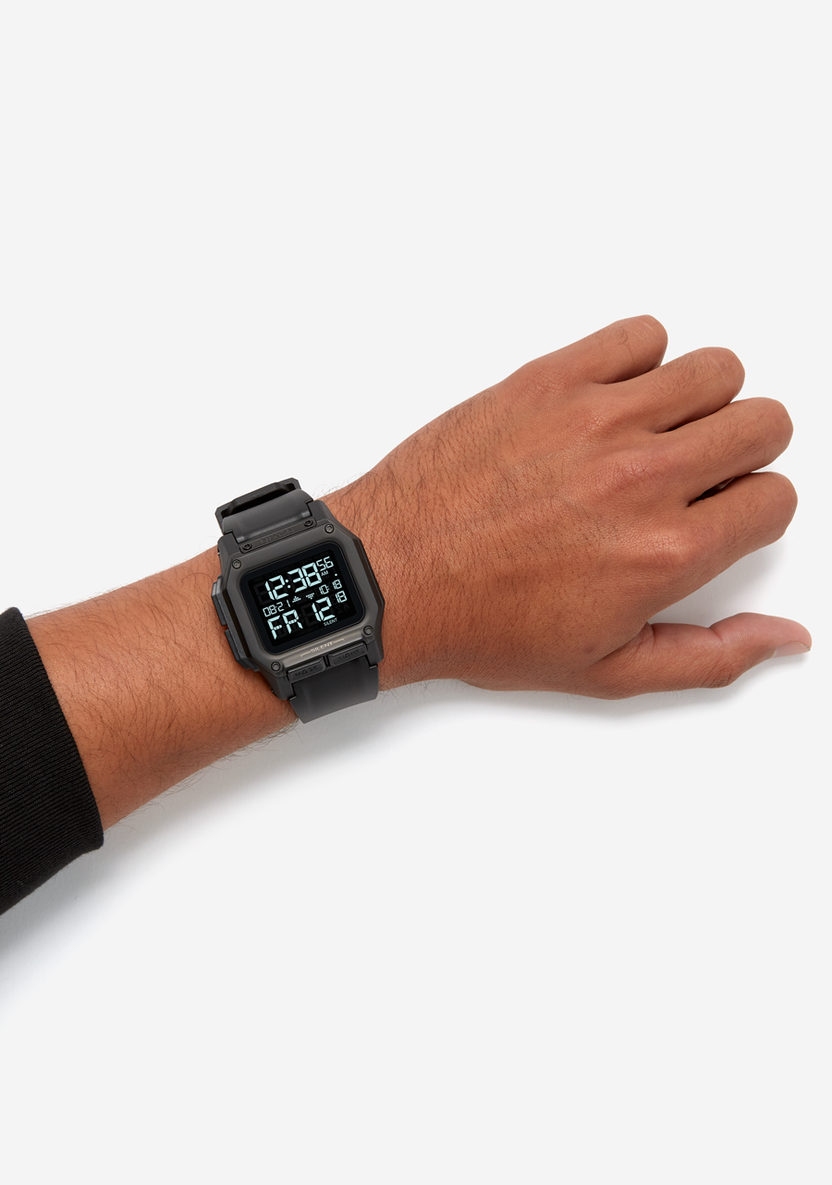 model wearing the watch