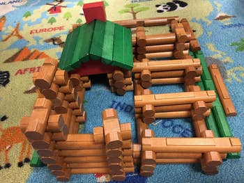 Reviewer's photo of Lincoln Log toys