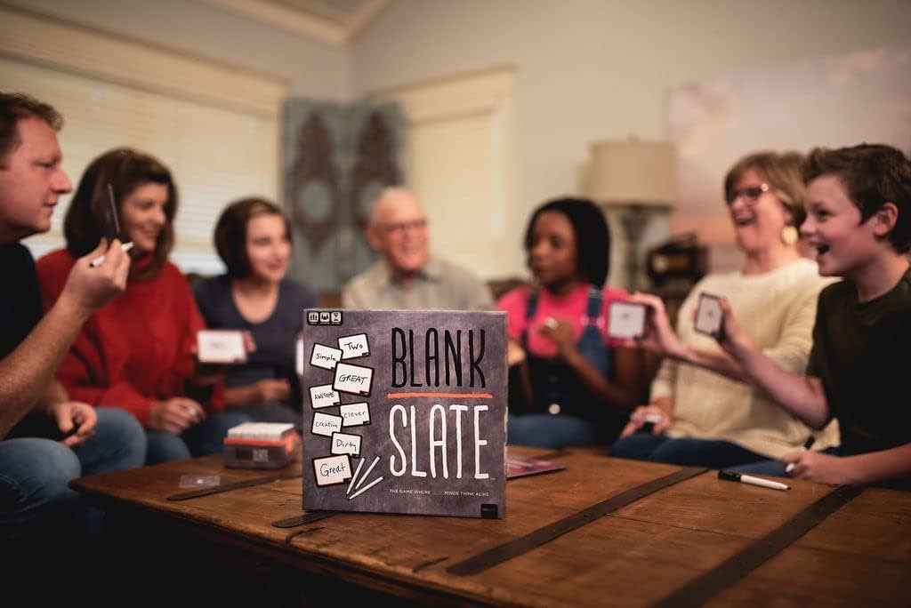 people playing the blank slate game