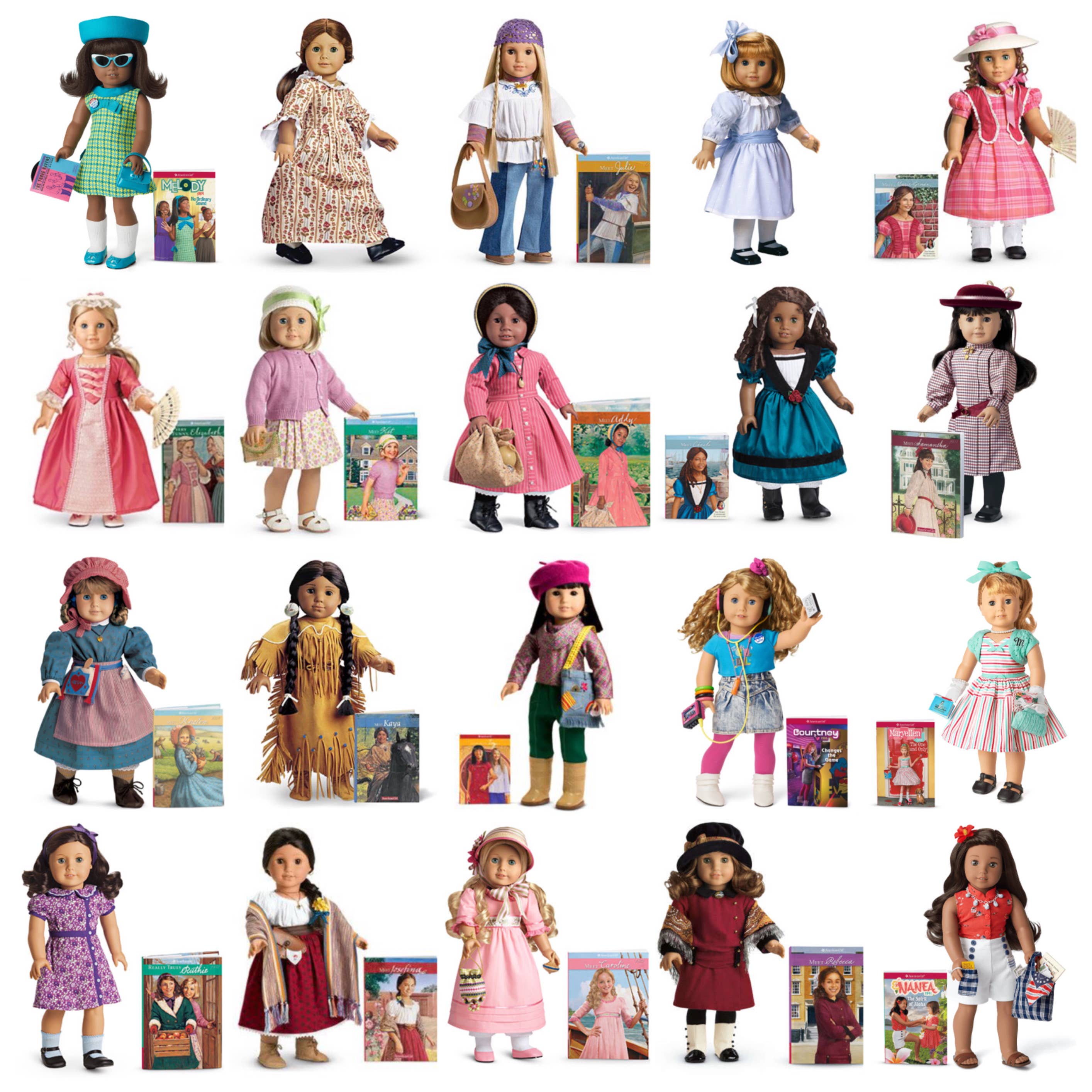 American Girl Doll Of The Year List With Pictures