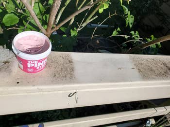 Open instrumentality of pinkish worldly adjacent to cleaned streak connected banister