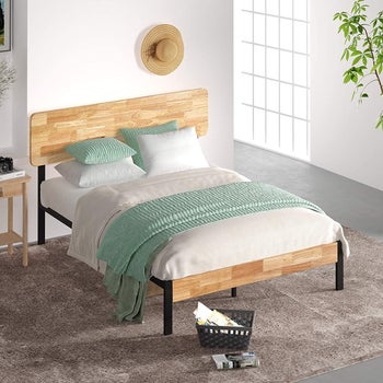 lifestyle image of the Olivia bed in bedroom