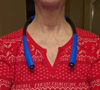 Reviewer wearing the cervix  light