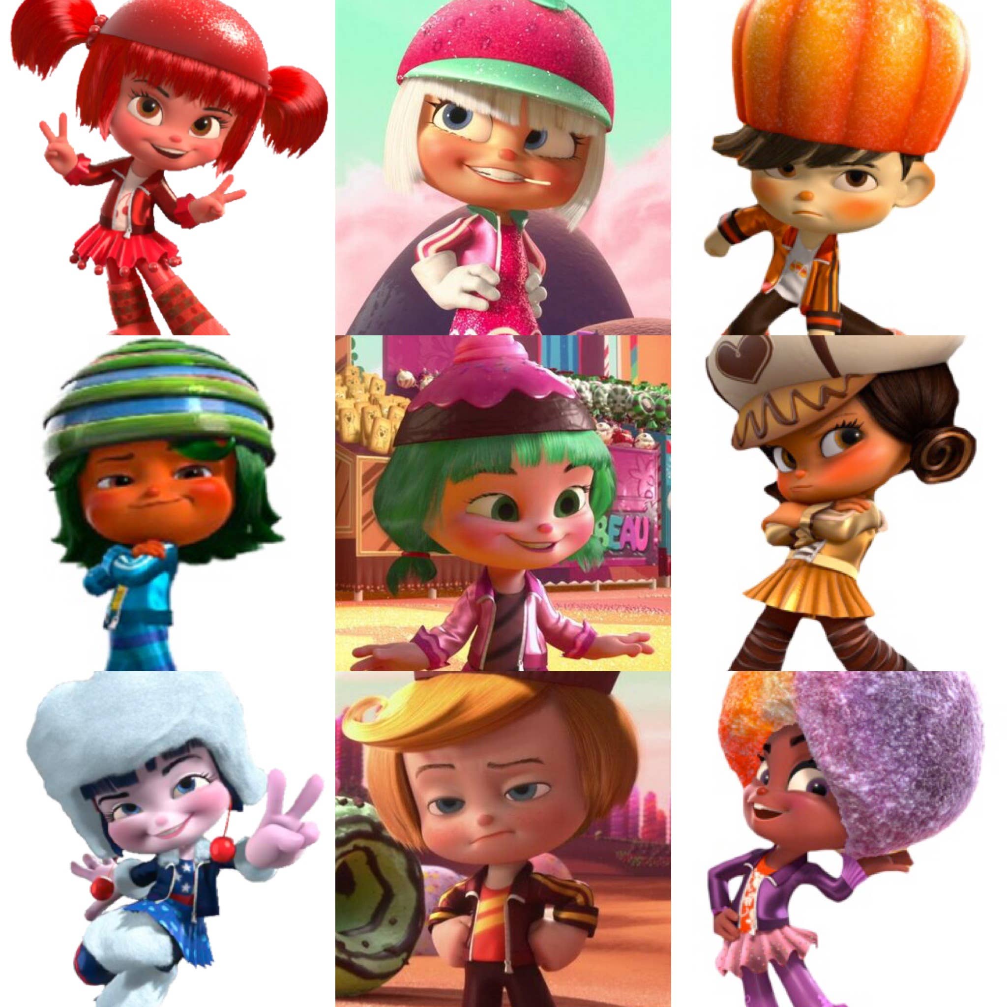Can You Tell These Sugar Rush Characters From \, image size:2048x2048