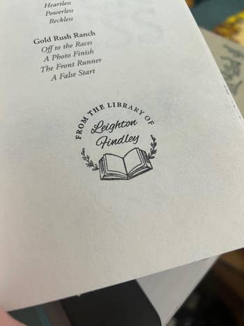Bookplate speechmaking  