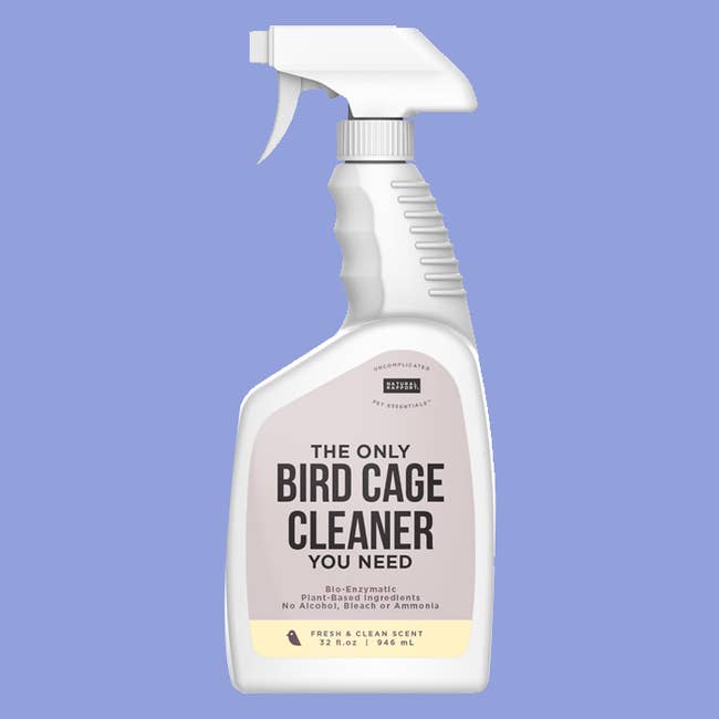 Spray bottle labeled 