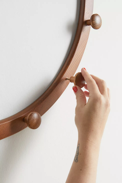 a close up of the hooks