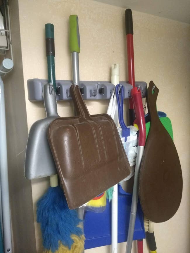 The cleaning tool organizer