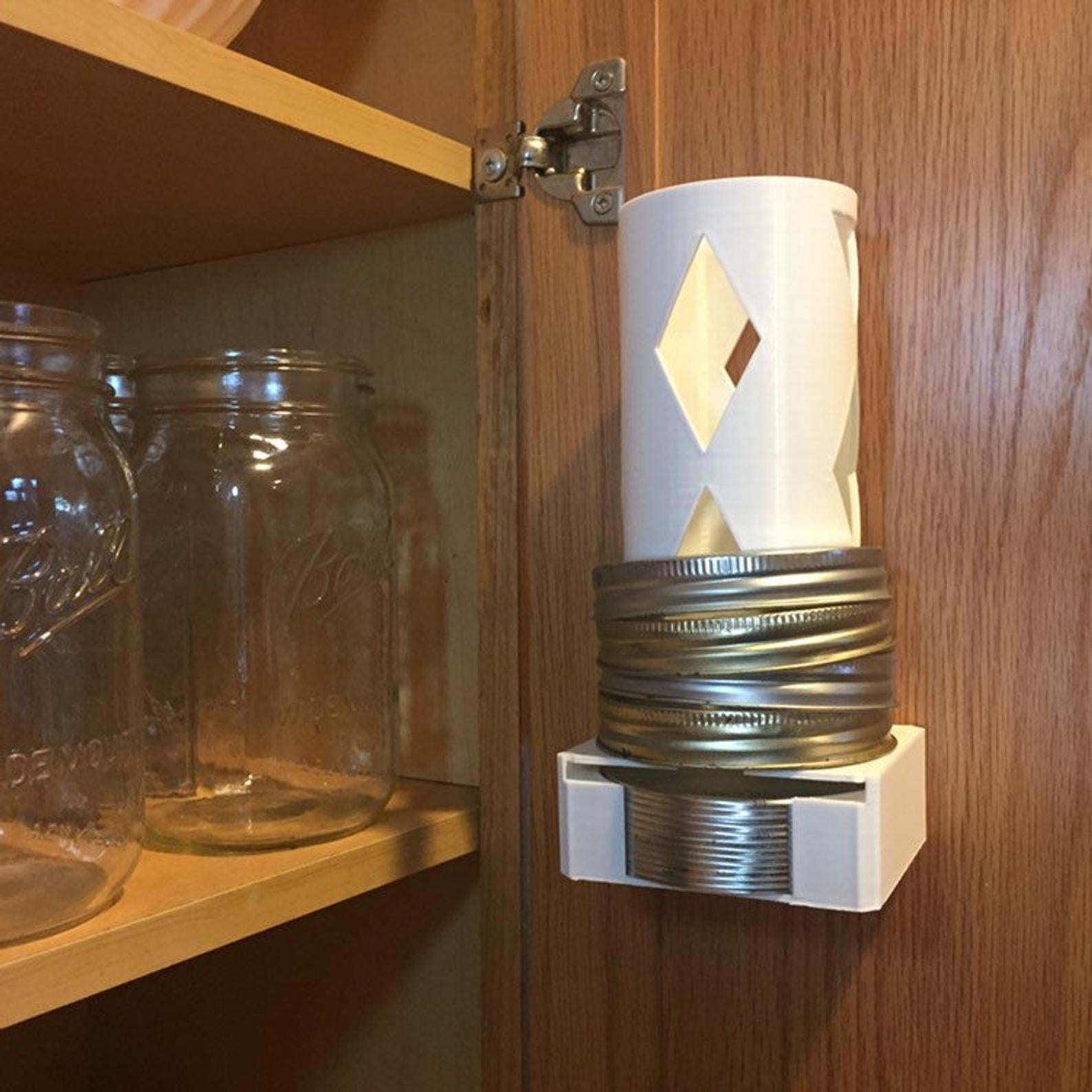 Lot of 2 Magic Mason Jars Quart Clear Glass Canning 6.5 Tall x 3.5 Wide