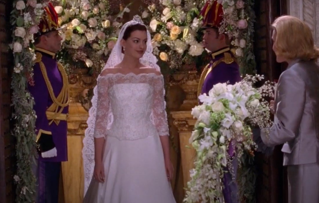 Mia thermopolis shop wedding dress