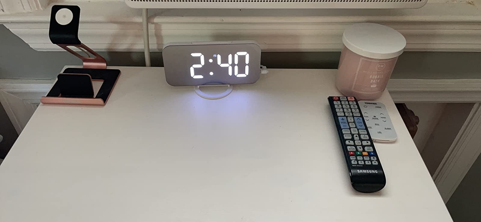 The clock on a reviewer's desk
