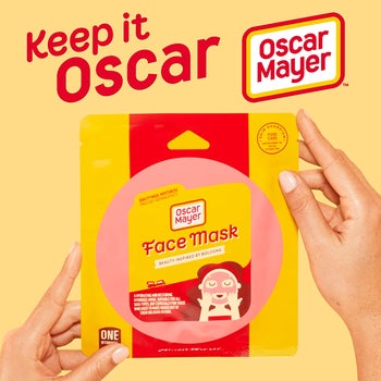 the bologna face mask in packaging