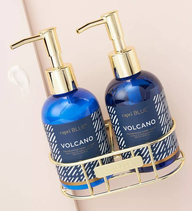capri blue volcano hand soap and lotion