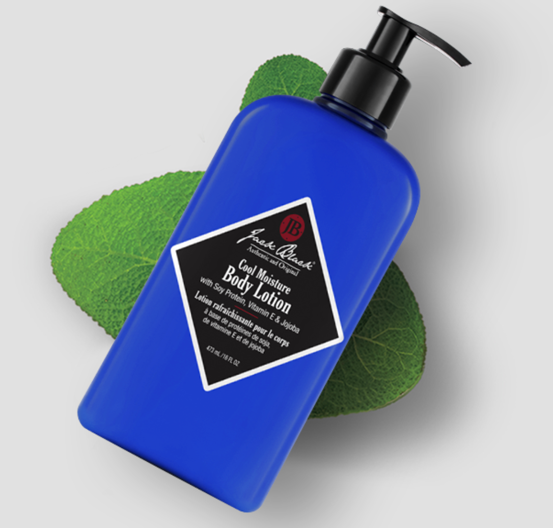 the bottle of lotion