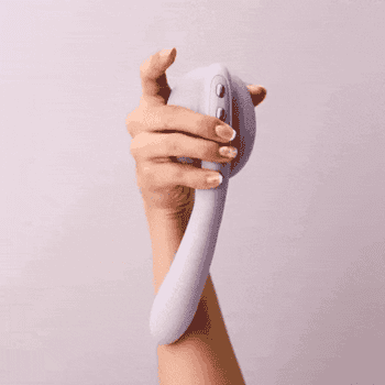 GIF demonstrating flexibility of sex toy