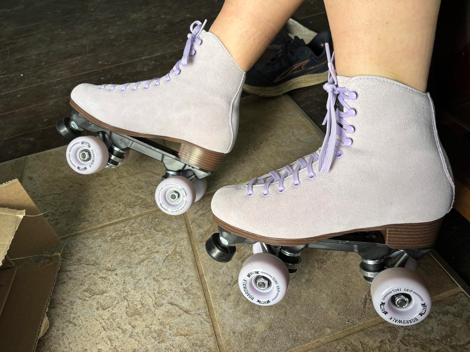Same skates shown from the side