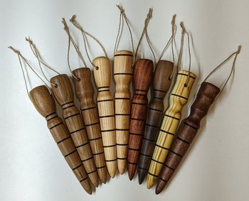 an array of garden dibbers