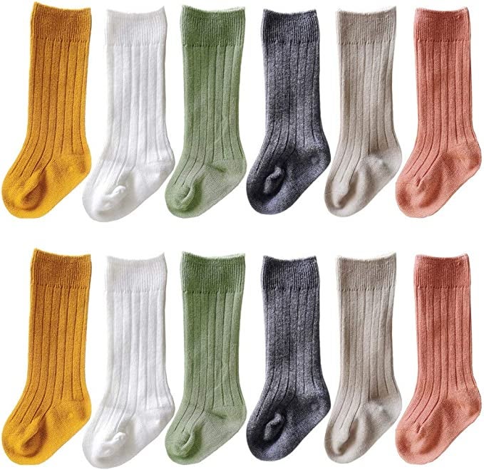 Autumn and Winter Arrival Baby Unisex Breathable Solid Color Warm Casual Socks 1 Lot=3-Pair Set