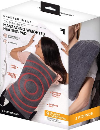 Image of the heating pad's packaging
