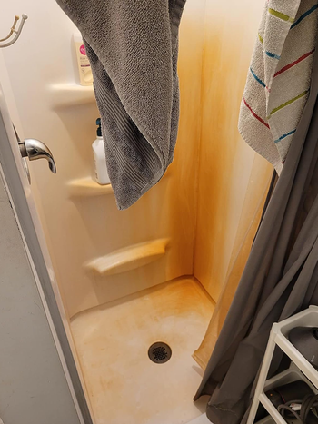 reviewers rust stained shower