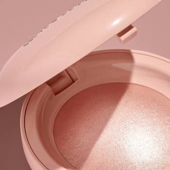 rare beauty pink shimmery highlighter