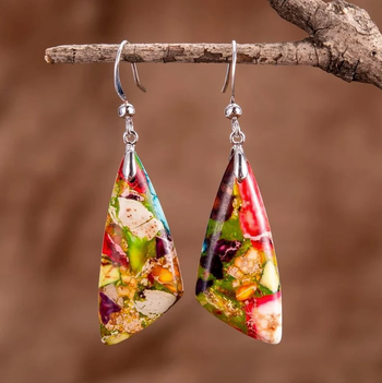 Image of the dangle earrings