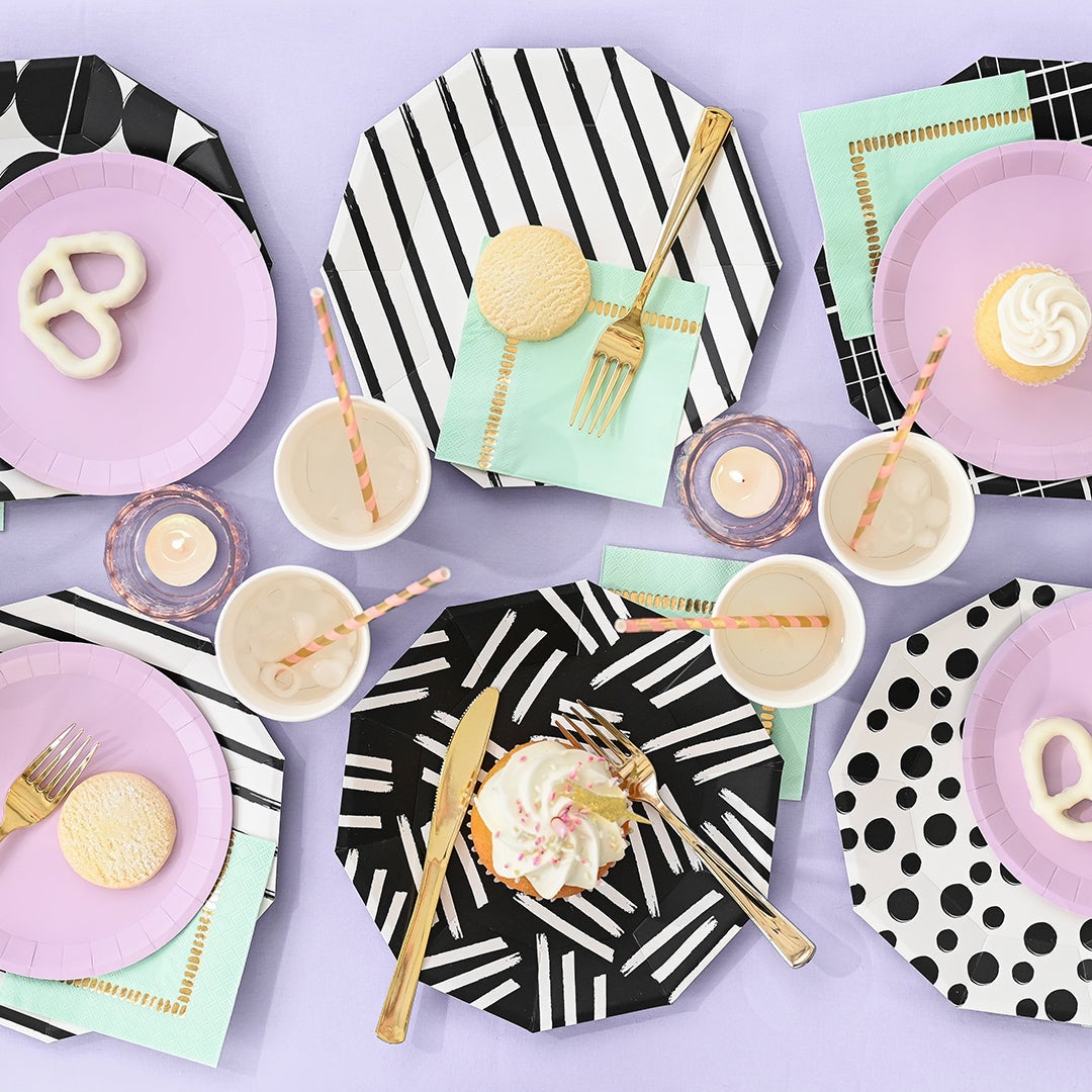 a product shot of how the table could look using the party set