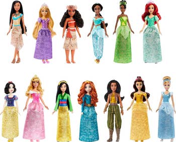 13 disney princess dolls