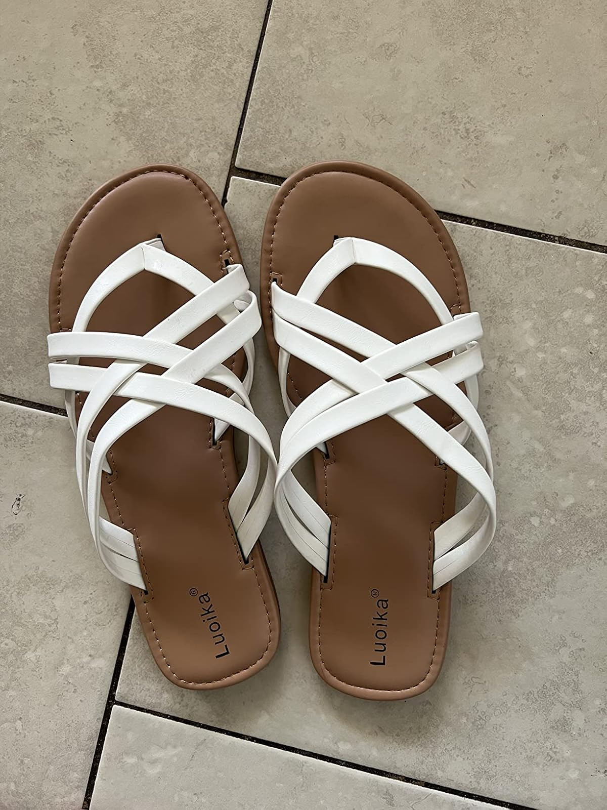 the achromatic  strappy sandals