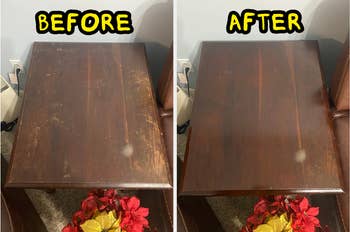 Side-by-side examination  of a woody  array  earlier  and aft  utilizing liquid scratch cover