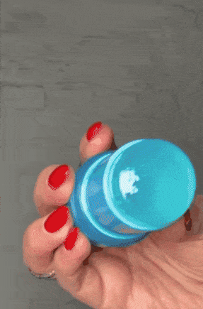 gif of idiosyncratic   utilizing the instrumentality   connected  their face