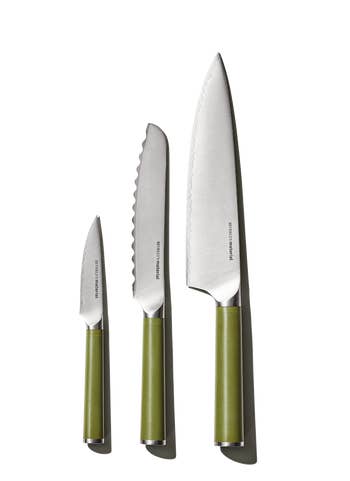 sage green knives