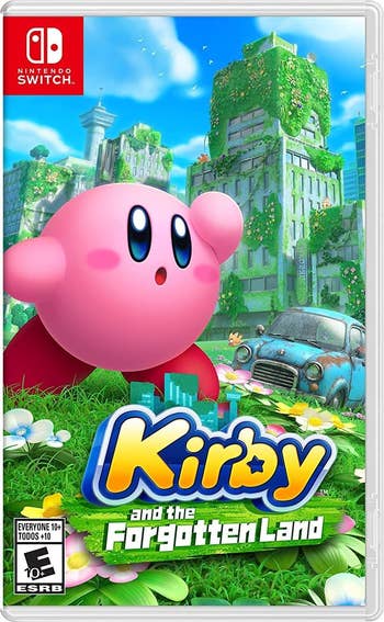 the cover art for Kirby and the Forgotten Land