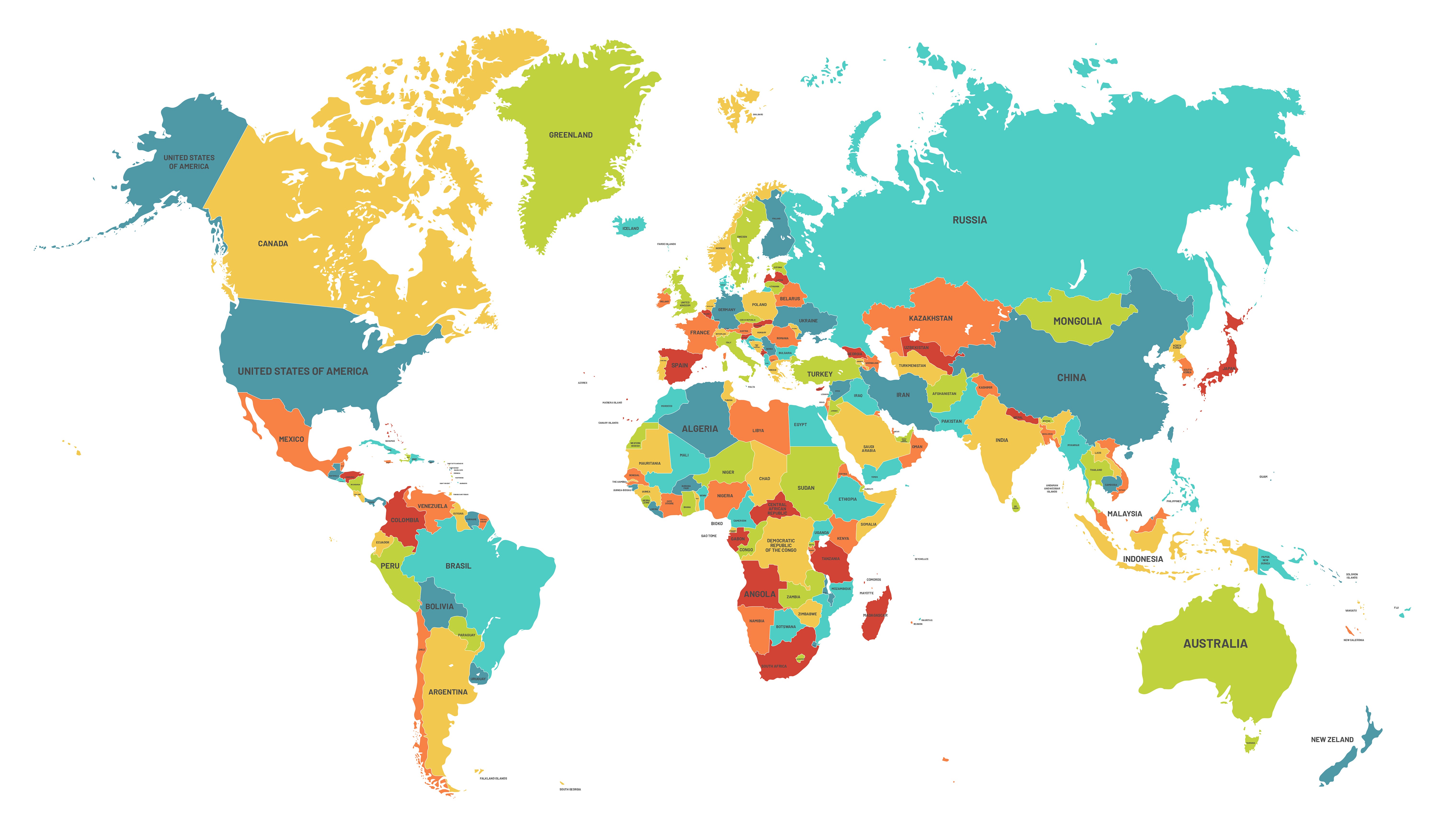 Sporcle - Countries Of Europe (No Borders) - Map Of U S By Percentage