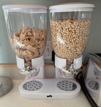 reviewer image of the cereal dispensers
