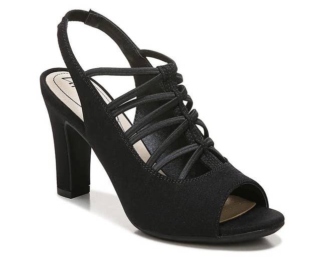 the black heels