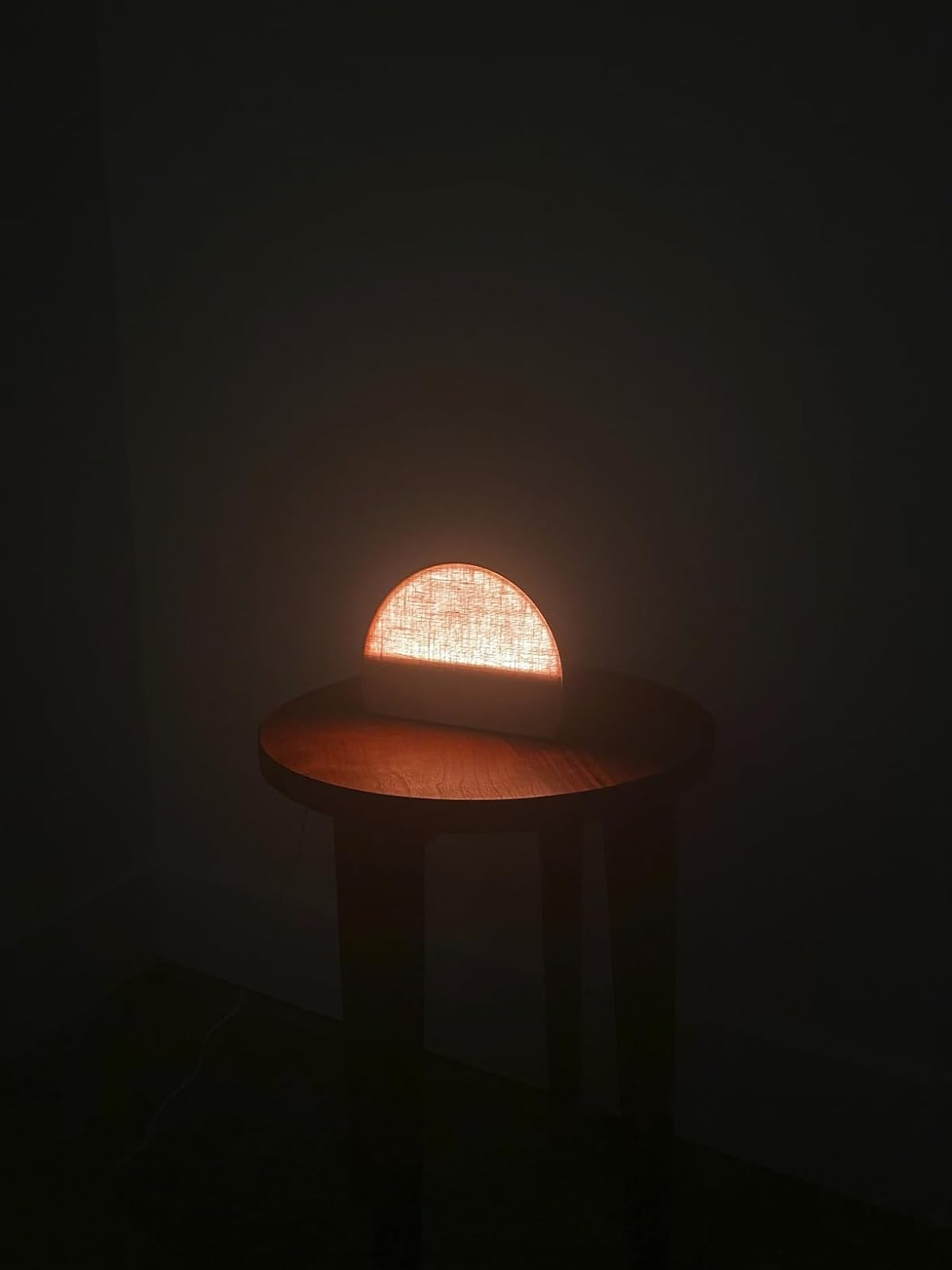 Smart alarm timepiece  emitting brushed  light