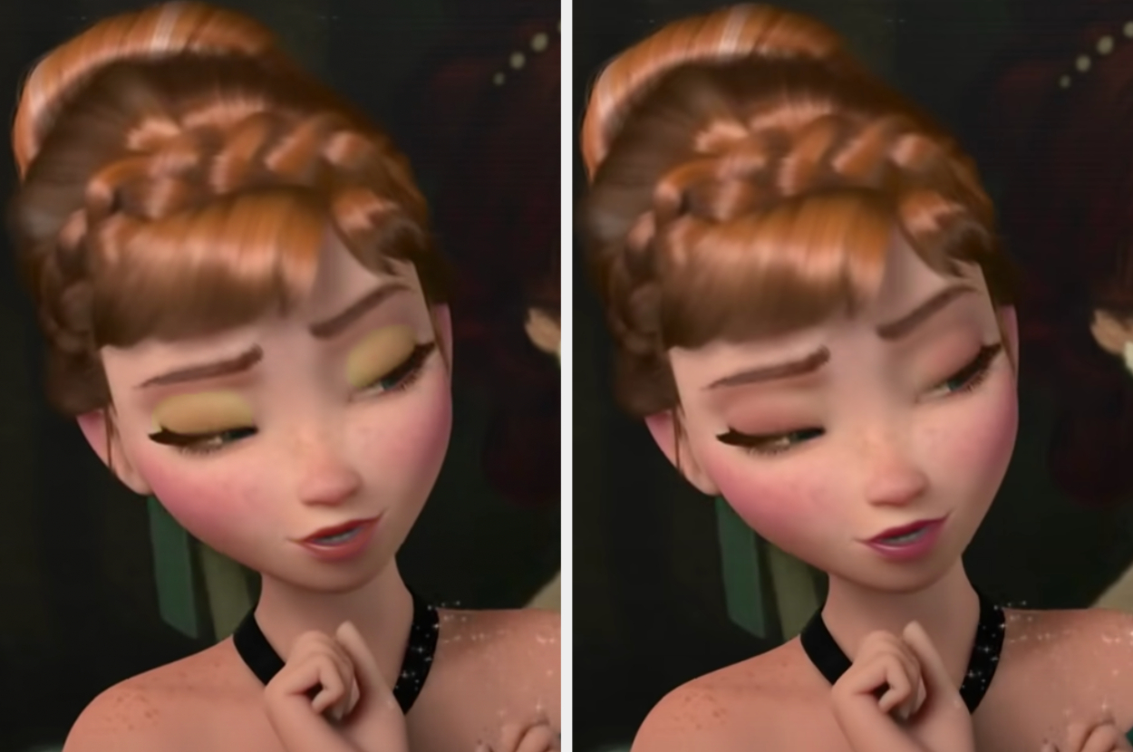 anna frozen makeup