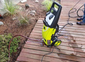 reviewer photo of the power washer