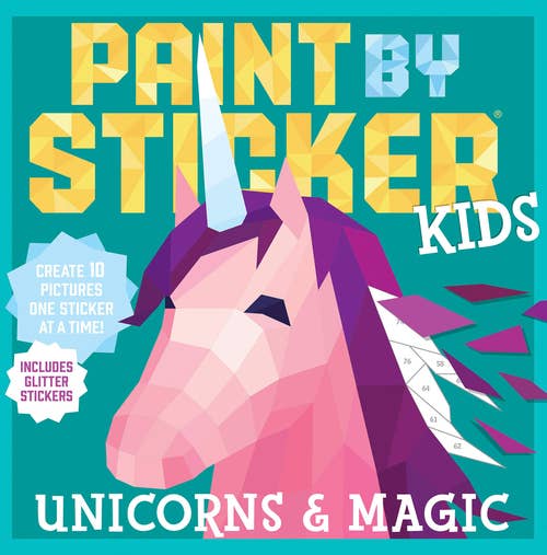 Paint By Stickers: Unicorns & Magic cover