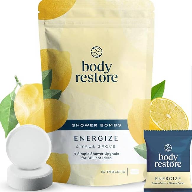 restore energize shower bombs