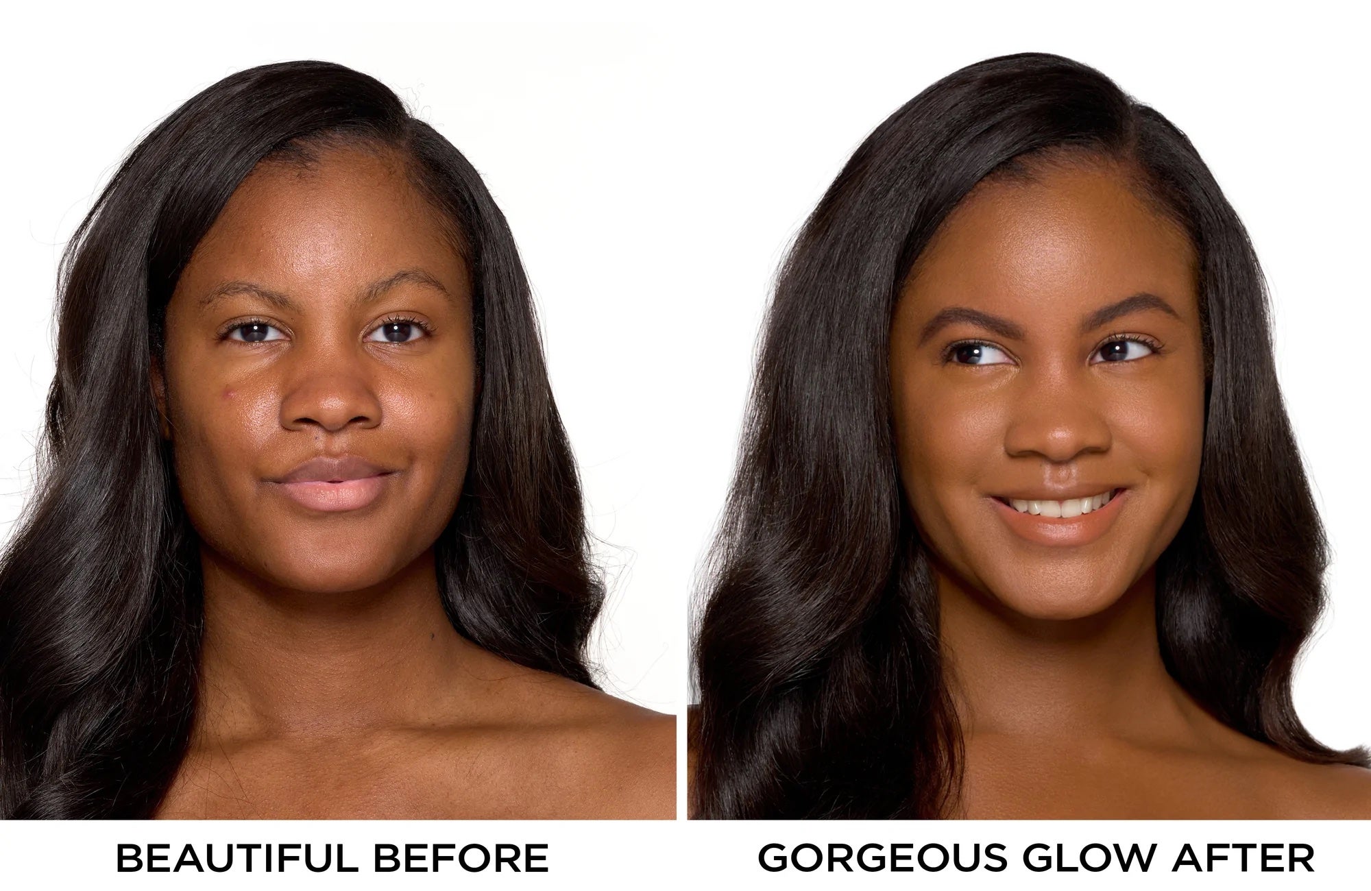model without foundation, then model with foundation