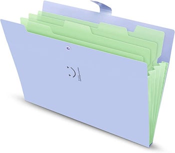 the expanded purple folder